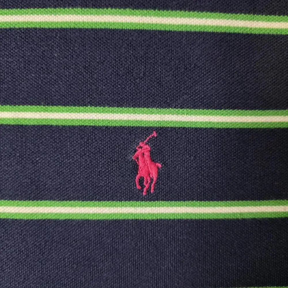 Polo Ralph Lauren Vintage Striped Polo. Men's Large